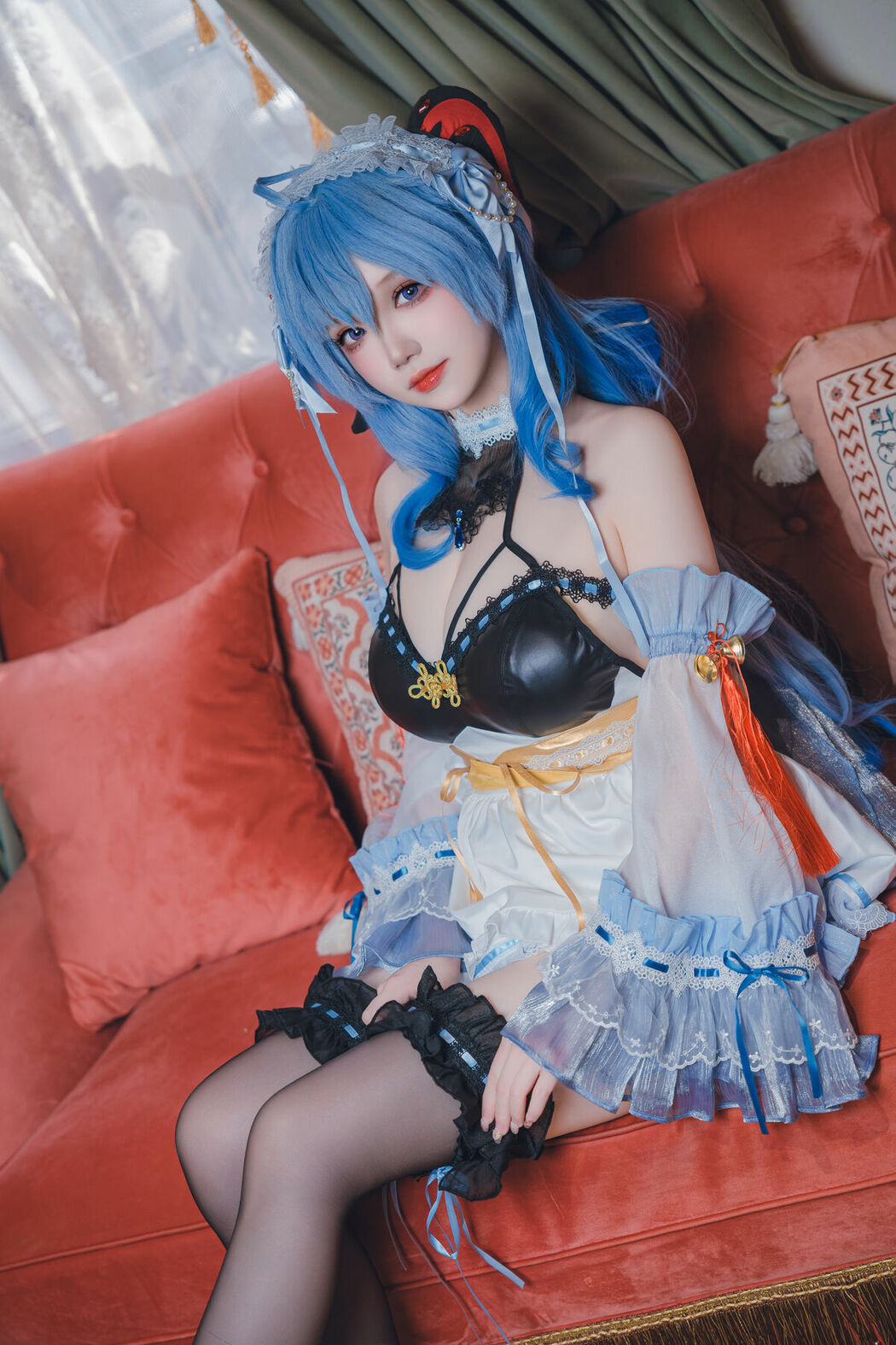 Coser@雪晴Astra – 原神 甘雨女仆 (32P)