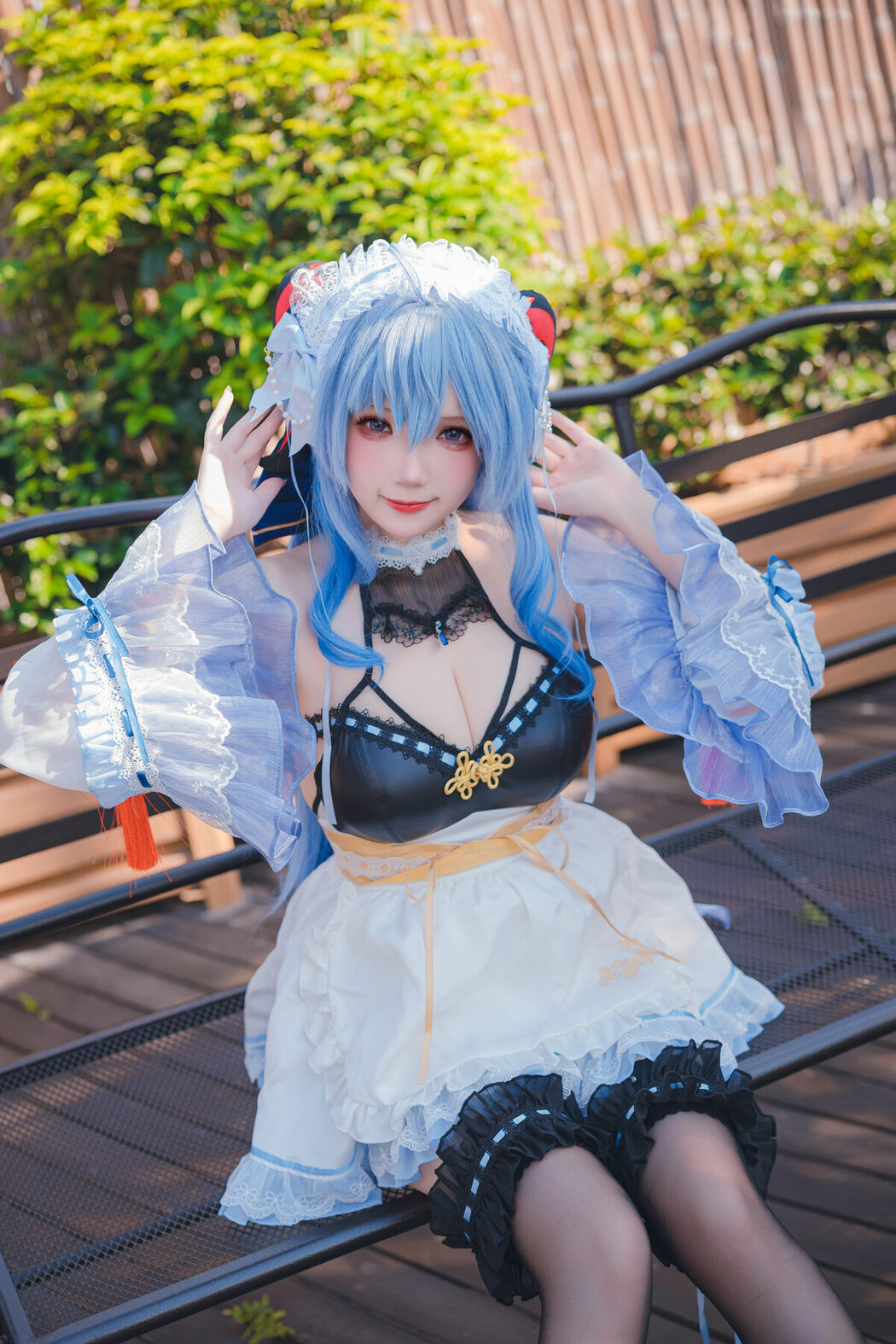 Coser@雪晴Astra – 原神 甘雨女仆 (32P)