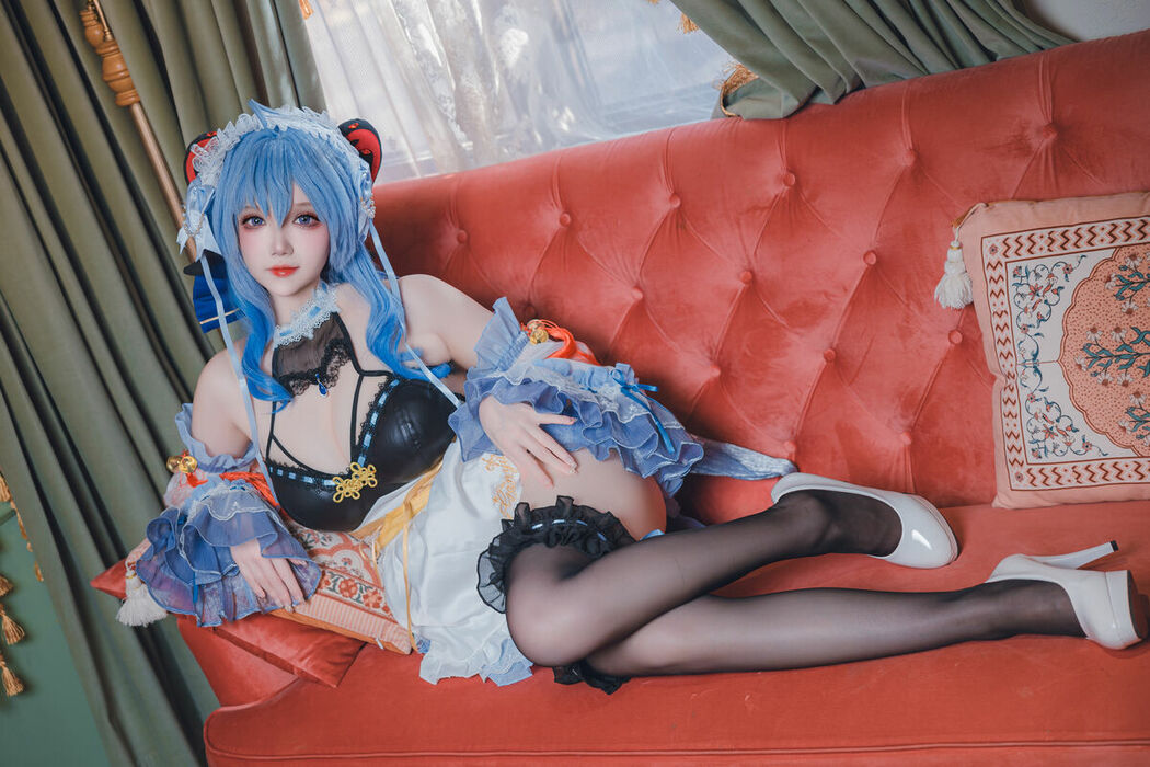 Coser@雪晴Astra – 原神 甘雨女仆 (32P)