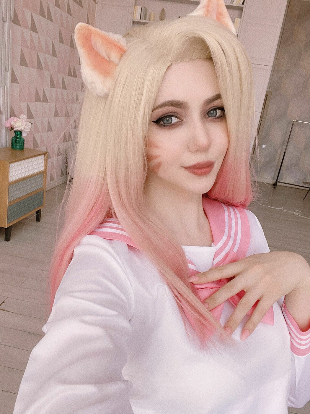 Coser@Alina Becker – Ahri Schoolgirl Part02 (60P)