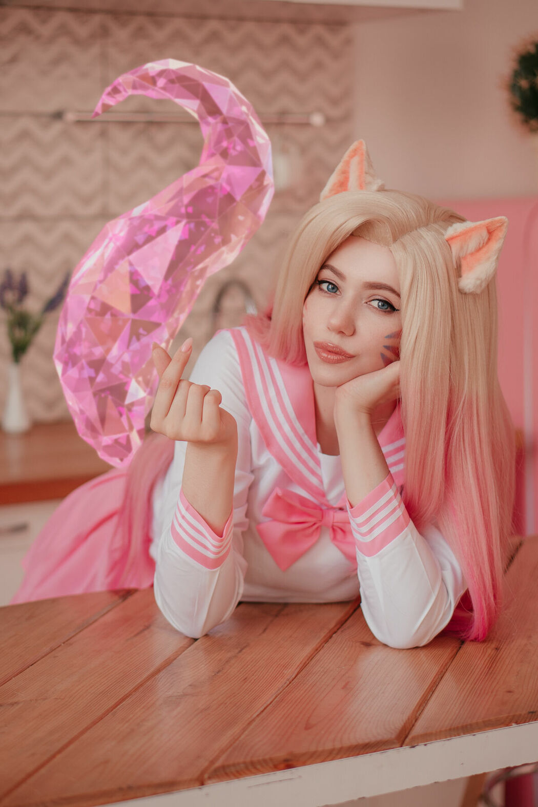 Coser@Alina Becker – Ahri Schoolgirl Part01 (60P)