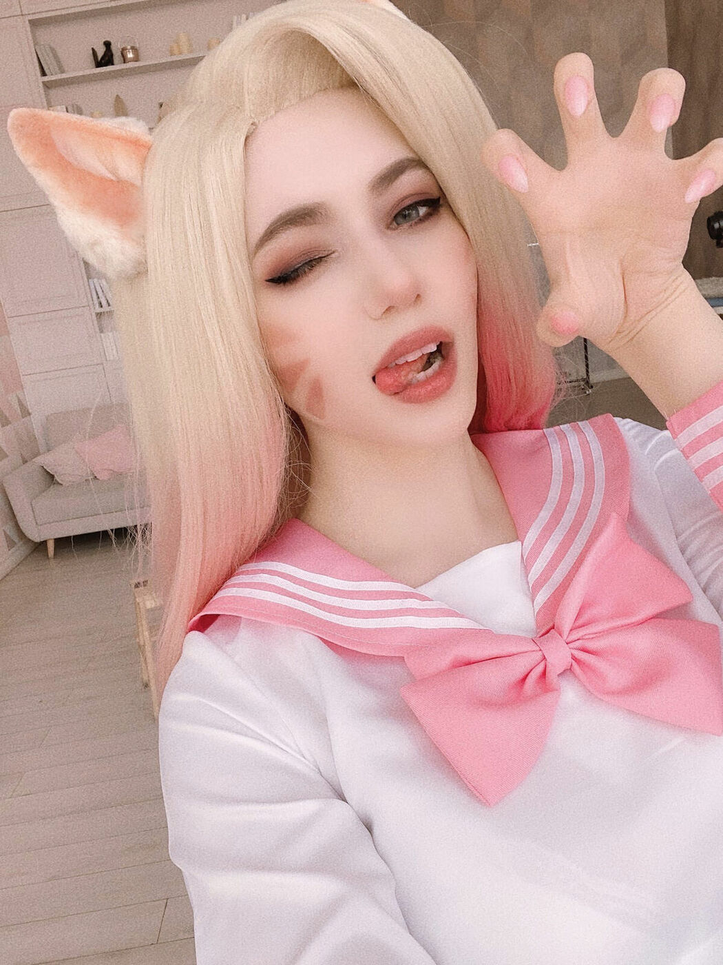 Coser@Alina Becker – Ahri Schoolgirl Part02 (60P)