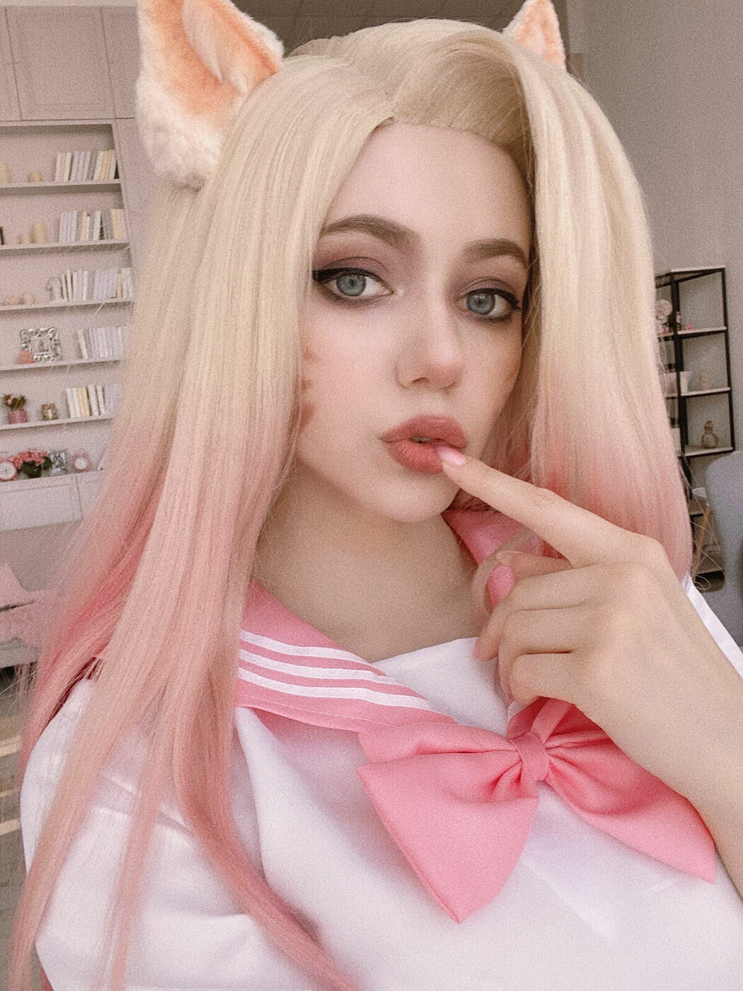 Coser@Alina Becker – Ahri Schoolgirl Part02 (60P)