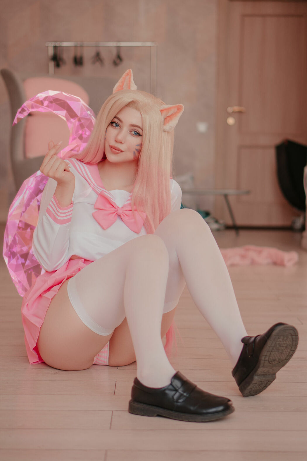 Coser@Alina Becker – Ahri Schoolgirl Part01 (60P)