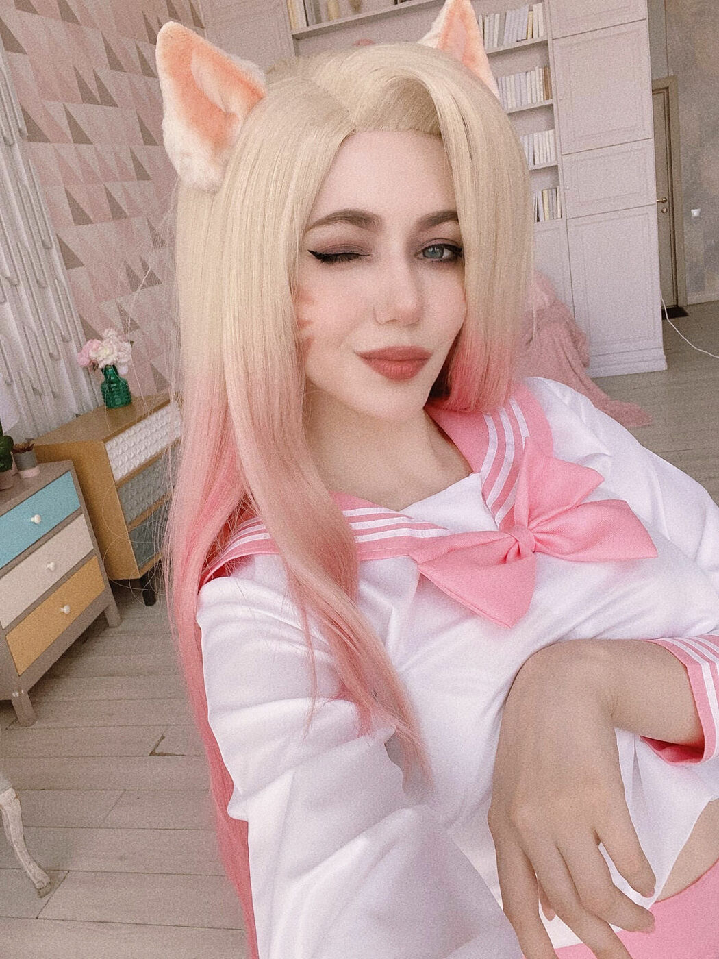 Coser@Alina Becker – Ahri Schoolgirl Part02 (60P)