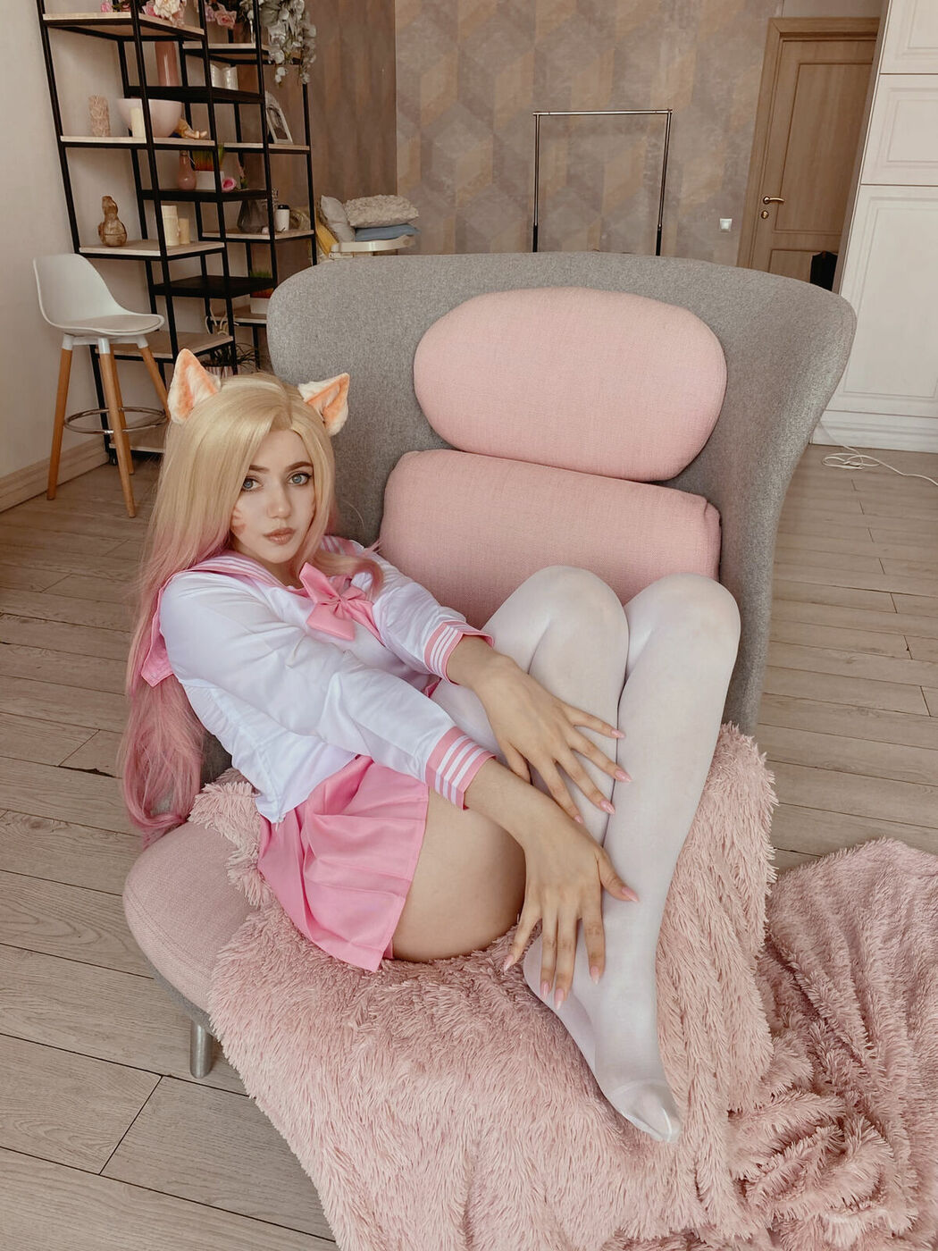 Coser@Alina Becker – Ahri Schoolgirl Part02 (60P)