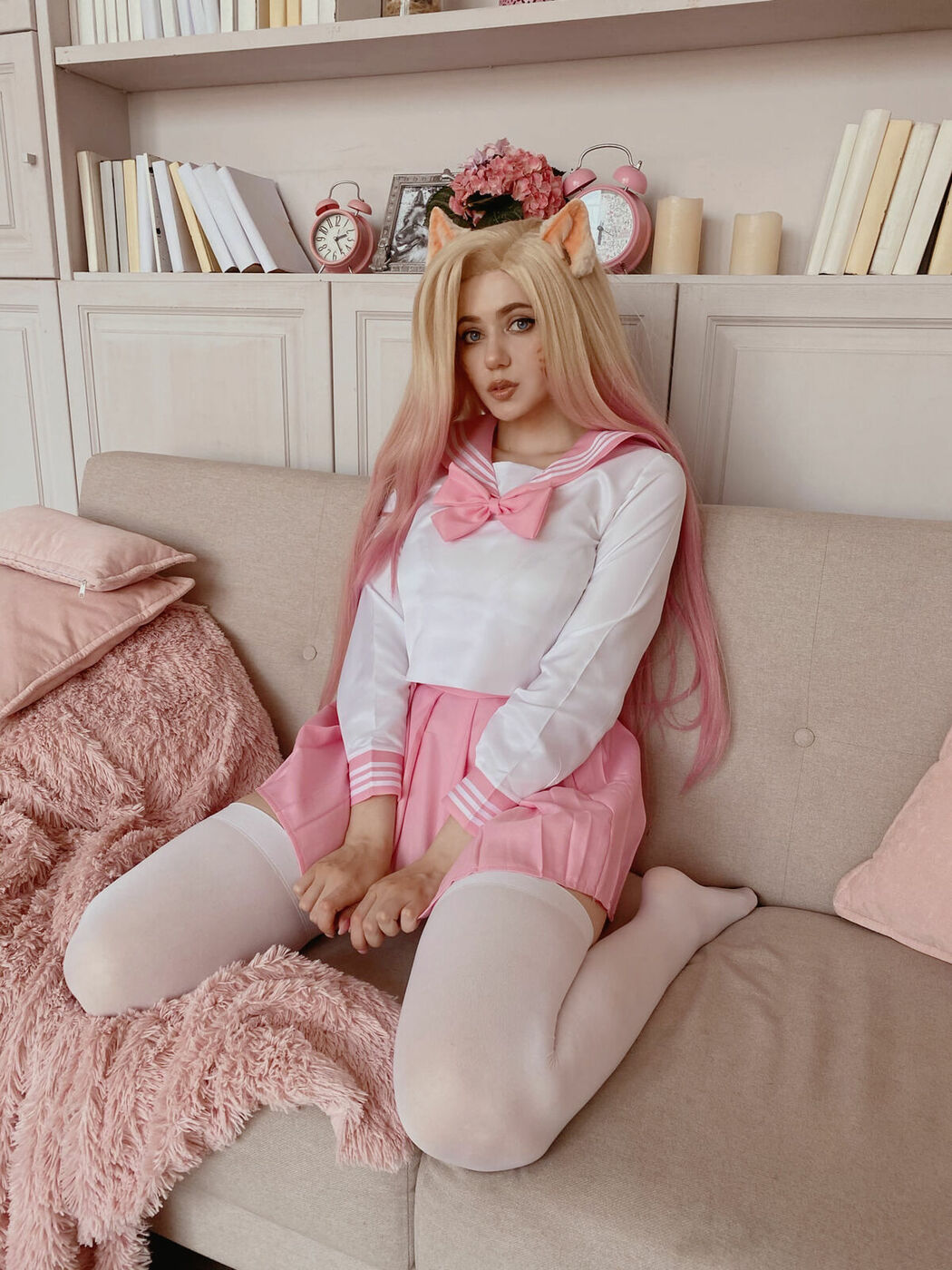 Coser@Alina Becker – Ahri Schoolgirl Part02 (60P)