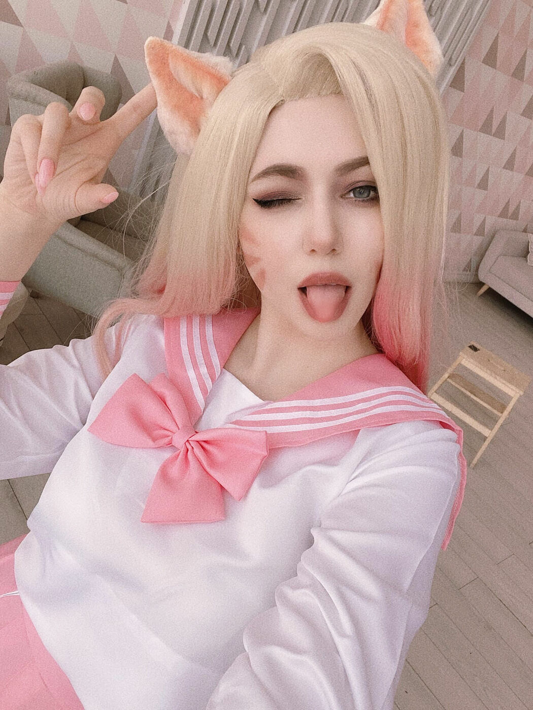 Coser@Alina Becker – Ahri Schoolgirl Part02 (60P)