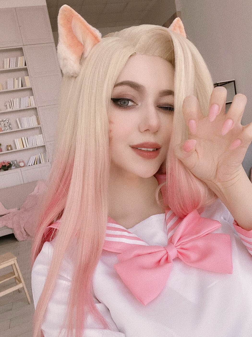 Coser@Alina Becker – Ahri Schoolgirl Part02 (60P)