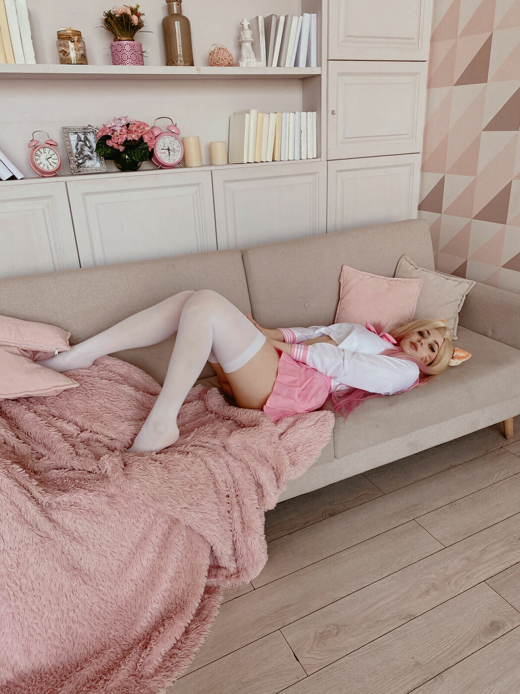 Coser@Alina Becker – Ahri Schoolgirl Part01 (60P)