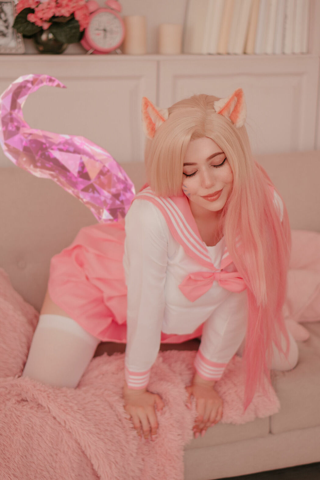 Coser@Alina Becker – Ahri Schoolgirl Part01 (60P)