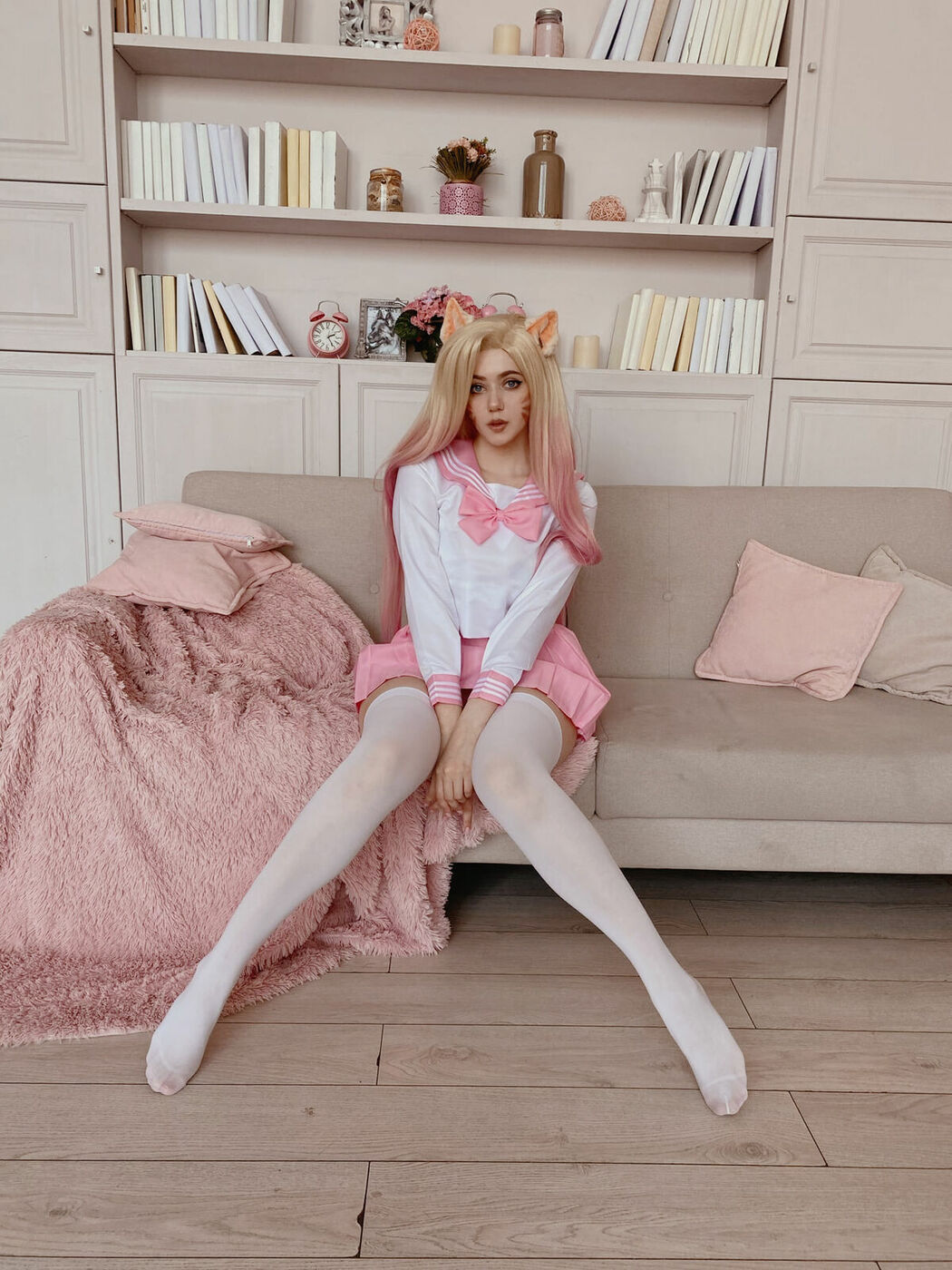 Coser@Alina Becker – Ahri Schoolgirl Part01 (60P)