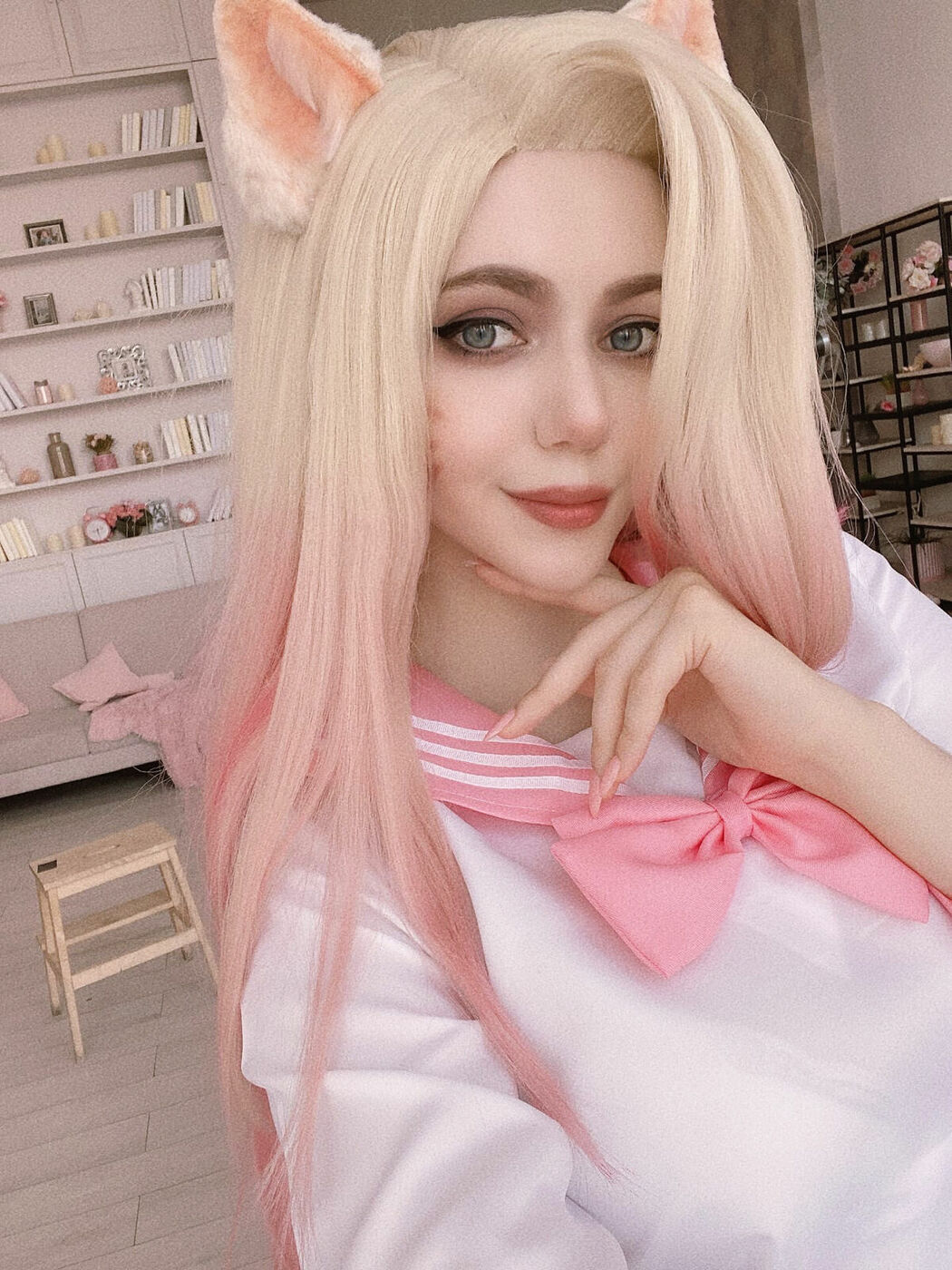 Coser@Alina Becker – Ahri Schoolgirl Part01 (60P)