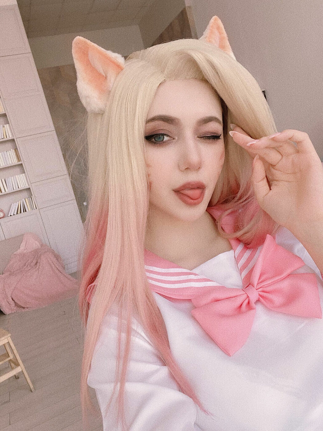 Coser@Alina Becker – Ahri Schoolgirl Part01 (60P)