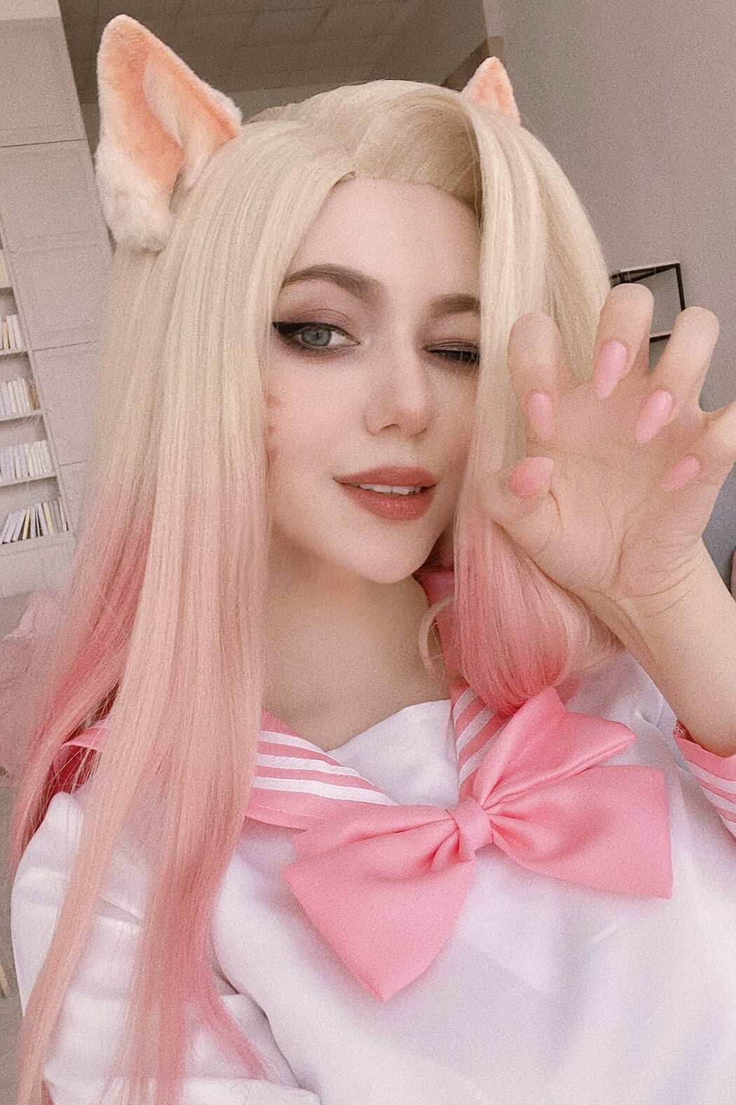 Coser@Alina Becker – Ahri Schoolgirl Part02 (60P) Cover Photo