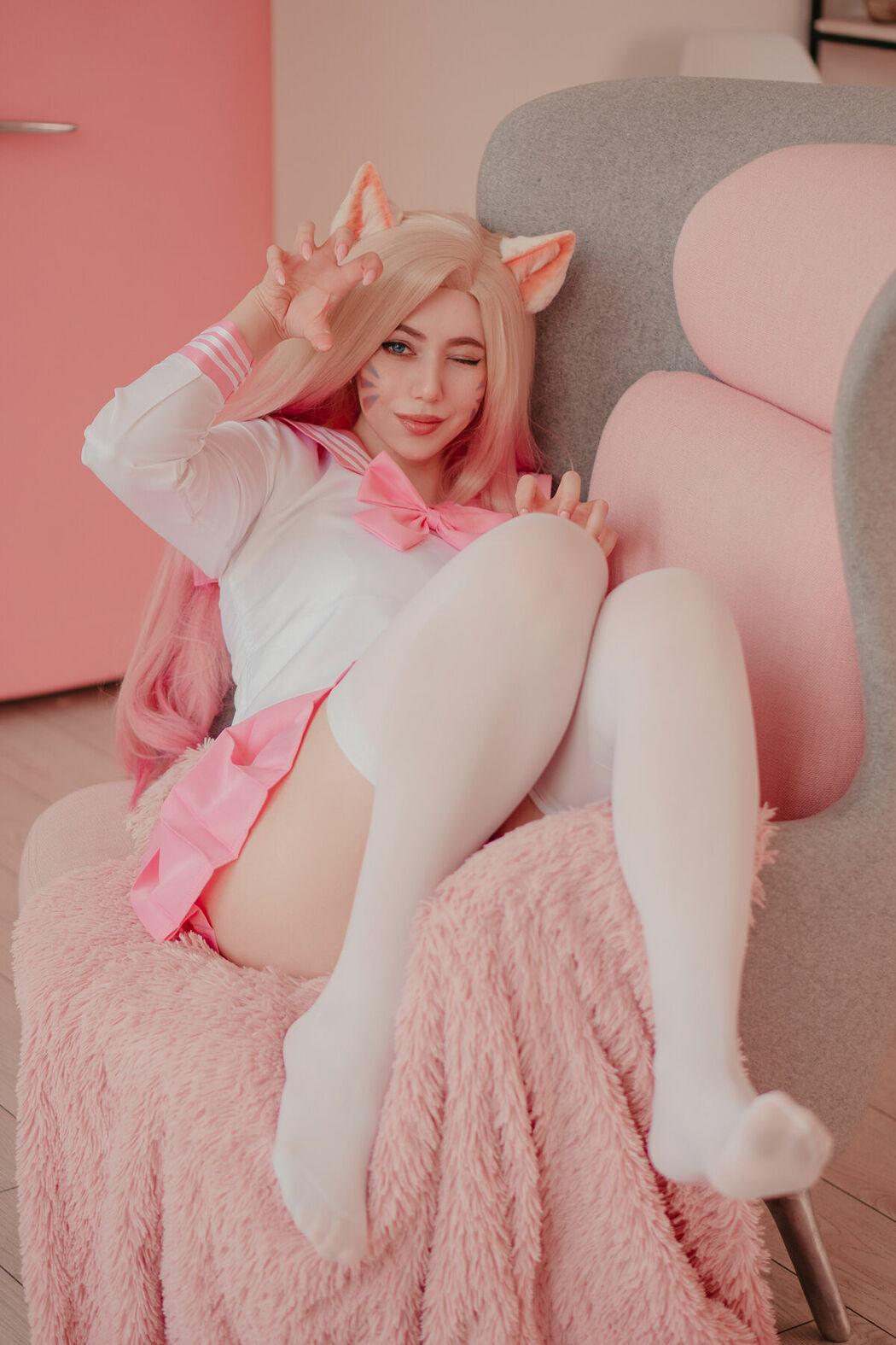 Coser@Alina Becker – Ahri Schoolgirl Part01 (60P)