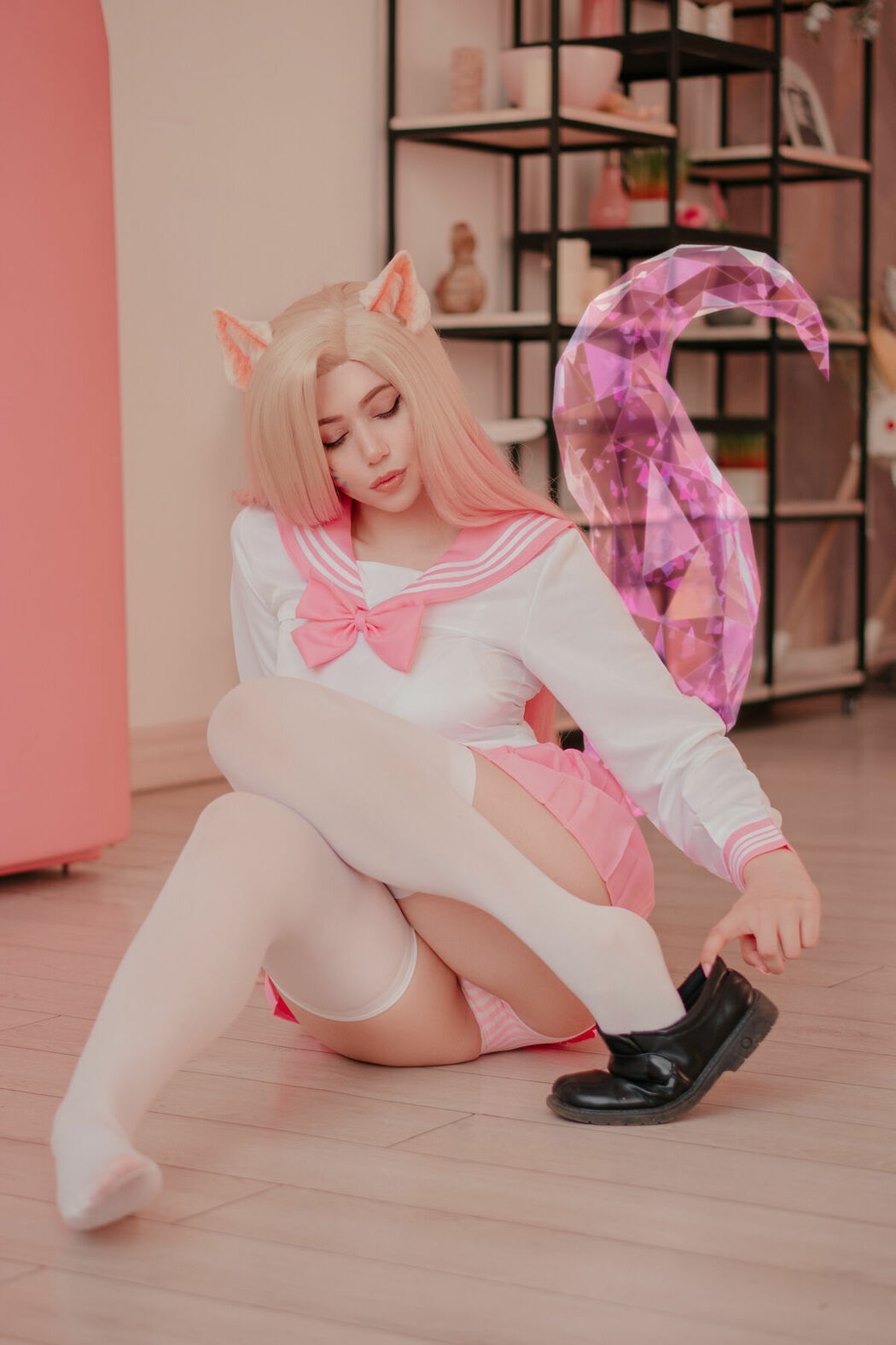 Coser@Alina Becker – Ahri Schoolgirl Part01 (60P)