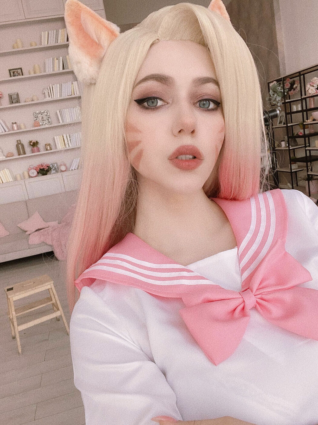 Coser@Alina Becker – Ahri Schoolgirl Part02 (60P)