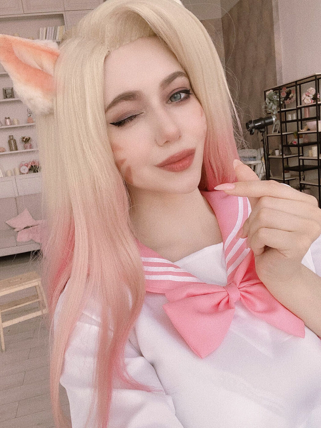 Coser@Alina Becker – Ahri Schoolgirl Part02 (60P)