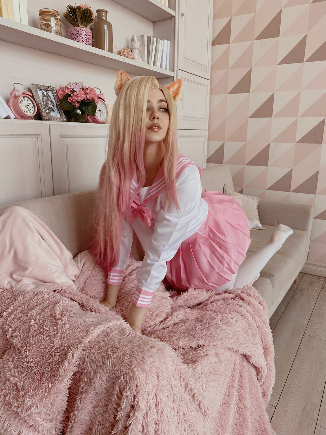 Coser@Alina Becker – Ahri Schoolgirl Part01 (60P)