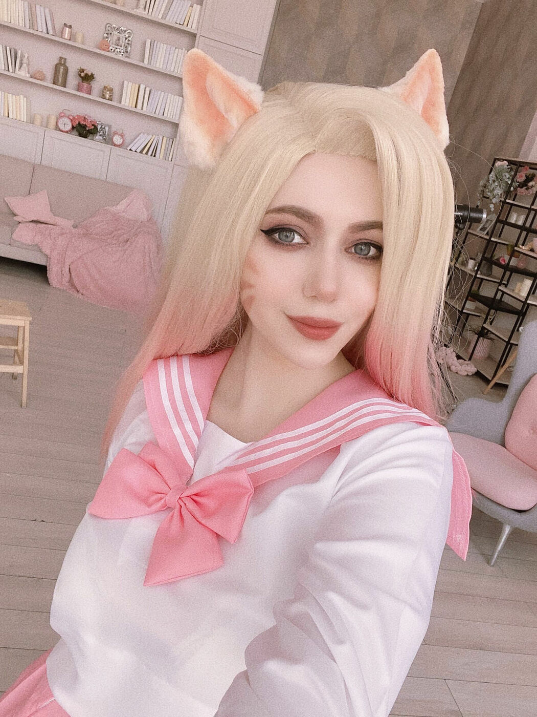 Coser@Alina Becker – Ahri Schoolgirl Part02 (60P)