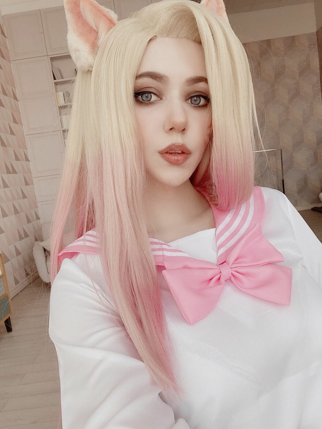 Coser@Alina Becker – Ahri Schoolgirl Part01 (60P)