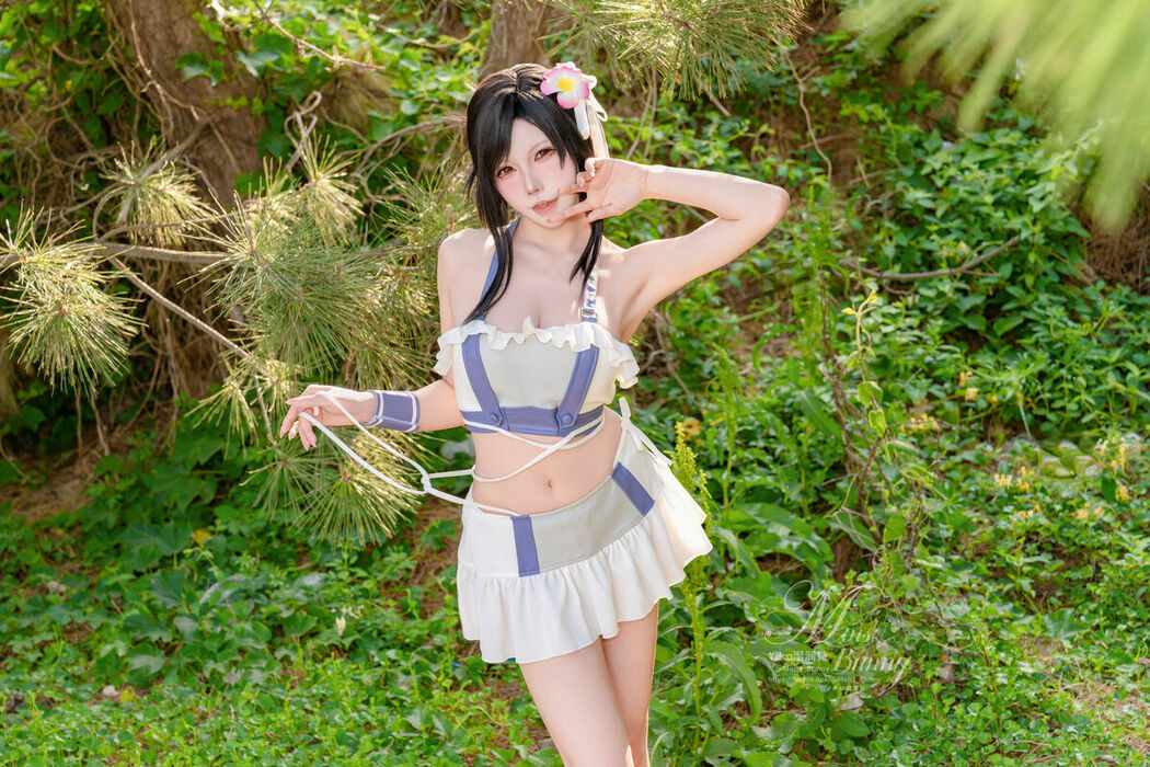 Coser@黏黏团子兔 – 2025泳装限定作 海边假日 蒂法 (81P)