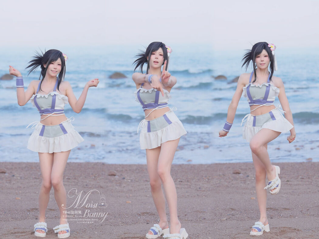Coser@黏黏团子兔 – 2025泳装限定作 海边假日 蒂法 (81P)