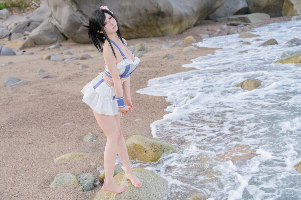 Coser@黏黏团子兔 – 2025泳装限定作 海边假日 蒂法 (81P)