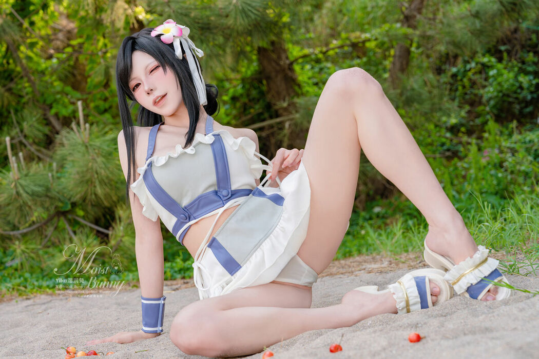 Coser@黏黏团子兔 – 2025泳装限定作 海边假日 蒂法 (81P)