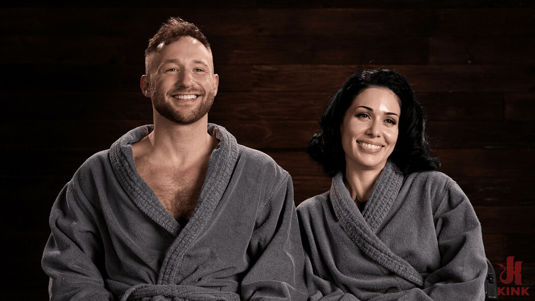 Arson Leigh In Tight Black Shiny Latex Slurps Up Her Juices And Spits