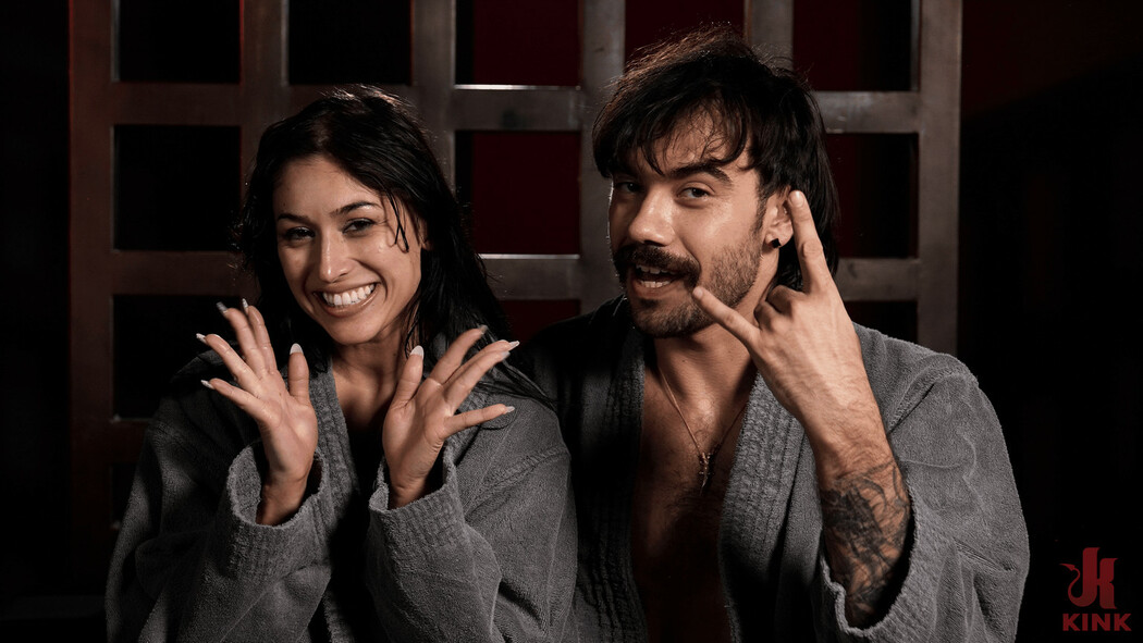 Alexa Chains Tied Up With Her Legs Spread And Face-fucked