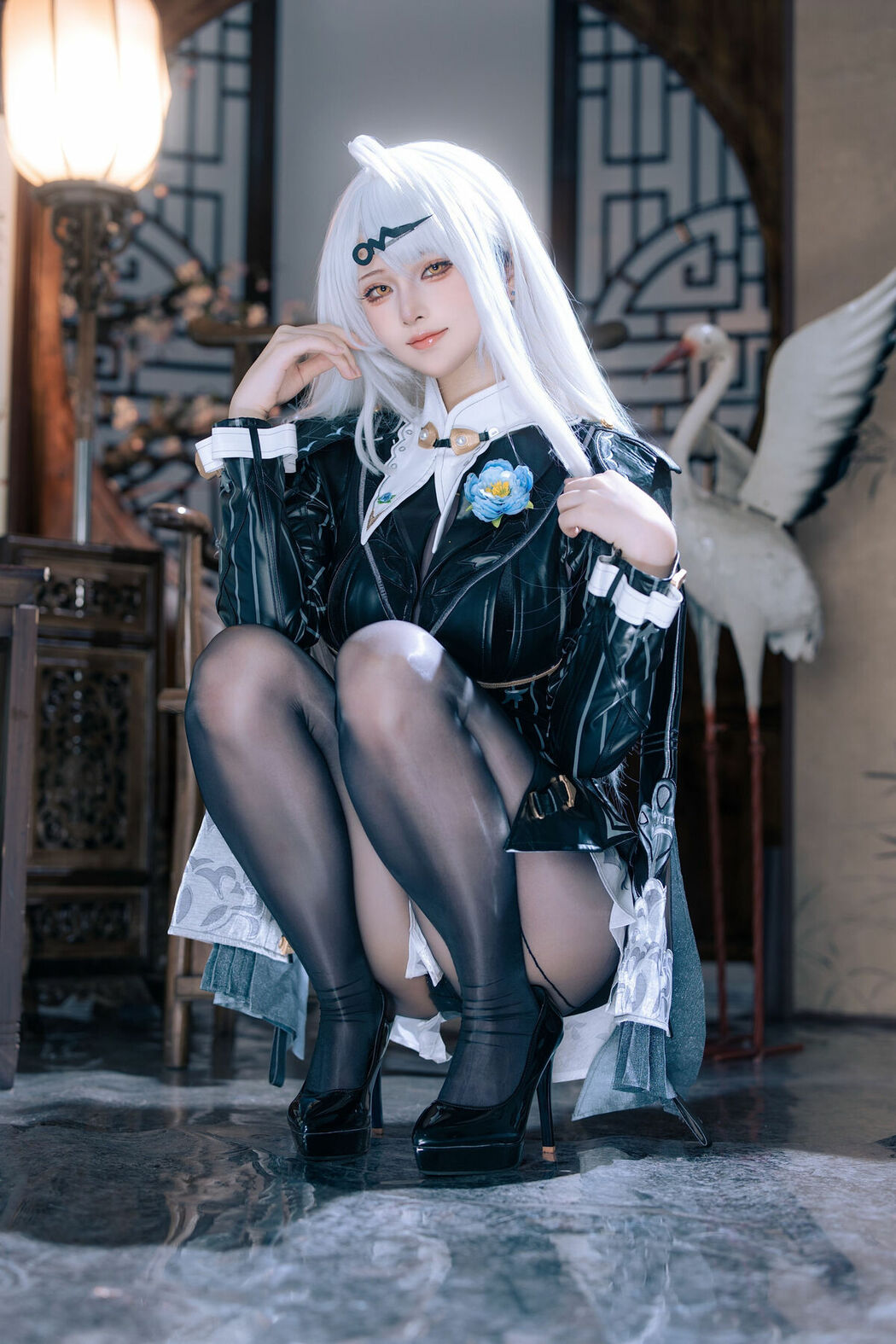 Coser@屿鱼 – 绝区零 仪玄 墨形影踪 (51P)