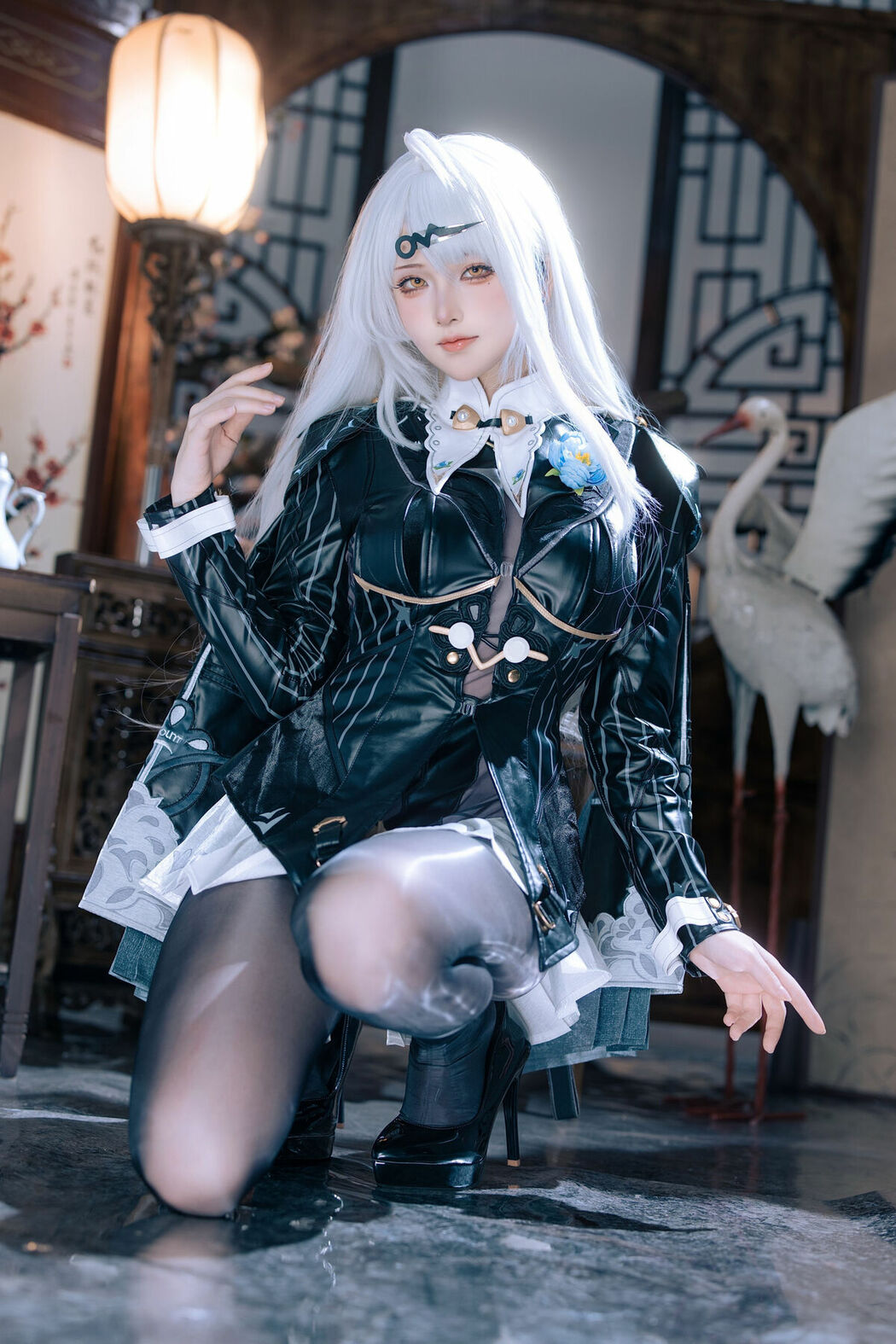 Coser@屿鱼 – 绝区零 仪玄 墨形影踪 (51P)