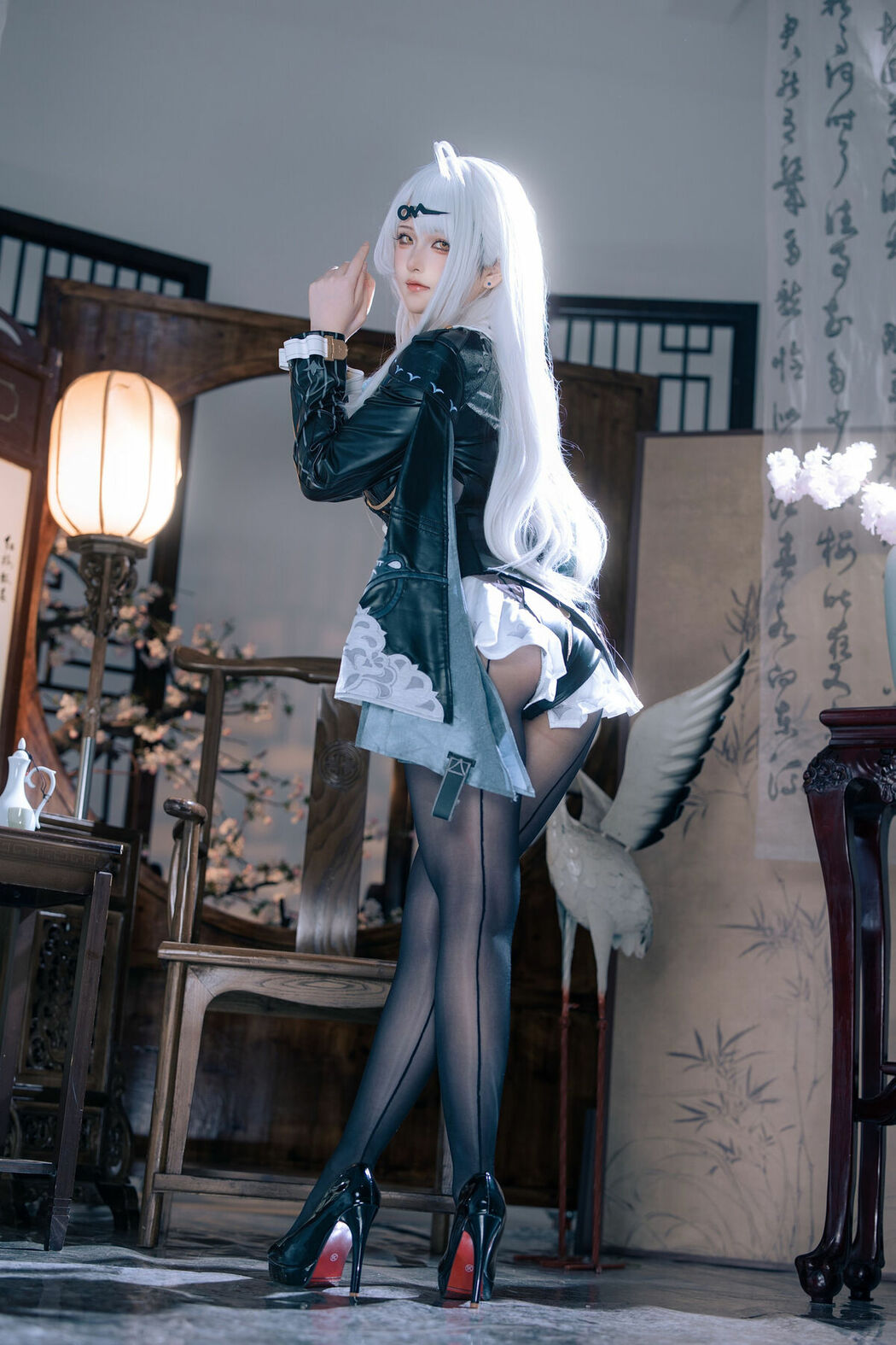 Coser@屿鱼 – 绝区零 仪玄 墨形影踪 (51P)