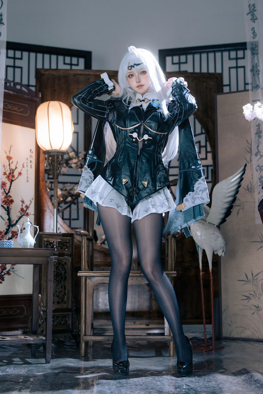 Coser@屿鱼 – 绝区零 仪玄 墨形影踪 (51P)