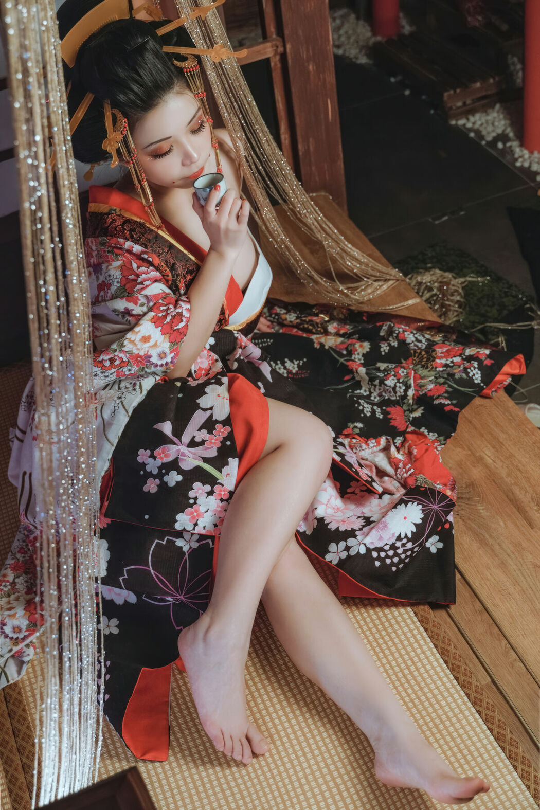 Coser@无颜小天使wy – 花魁 (16P)