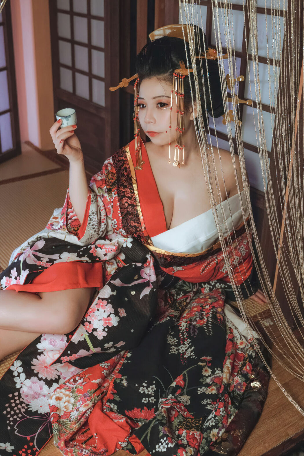 Coser@无颜小天使wy – 花魁 (16P)