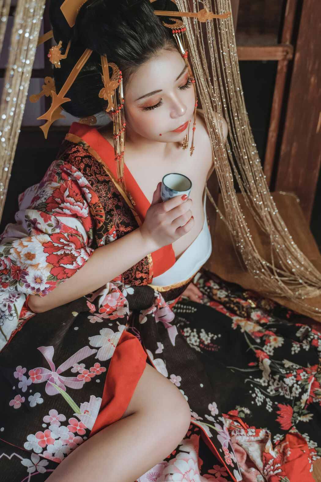 Coser@无颜小天使wy – 花魁 (16P)