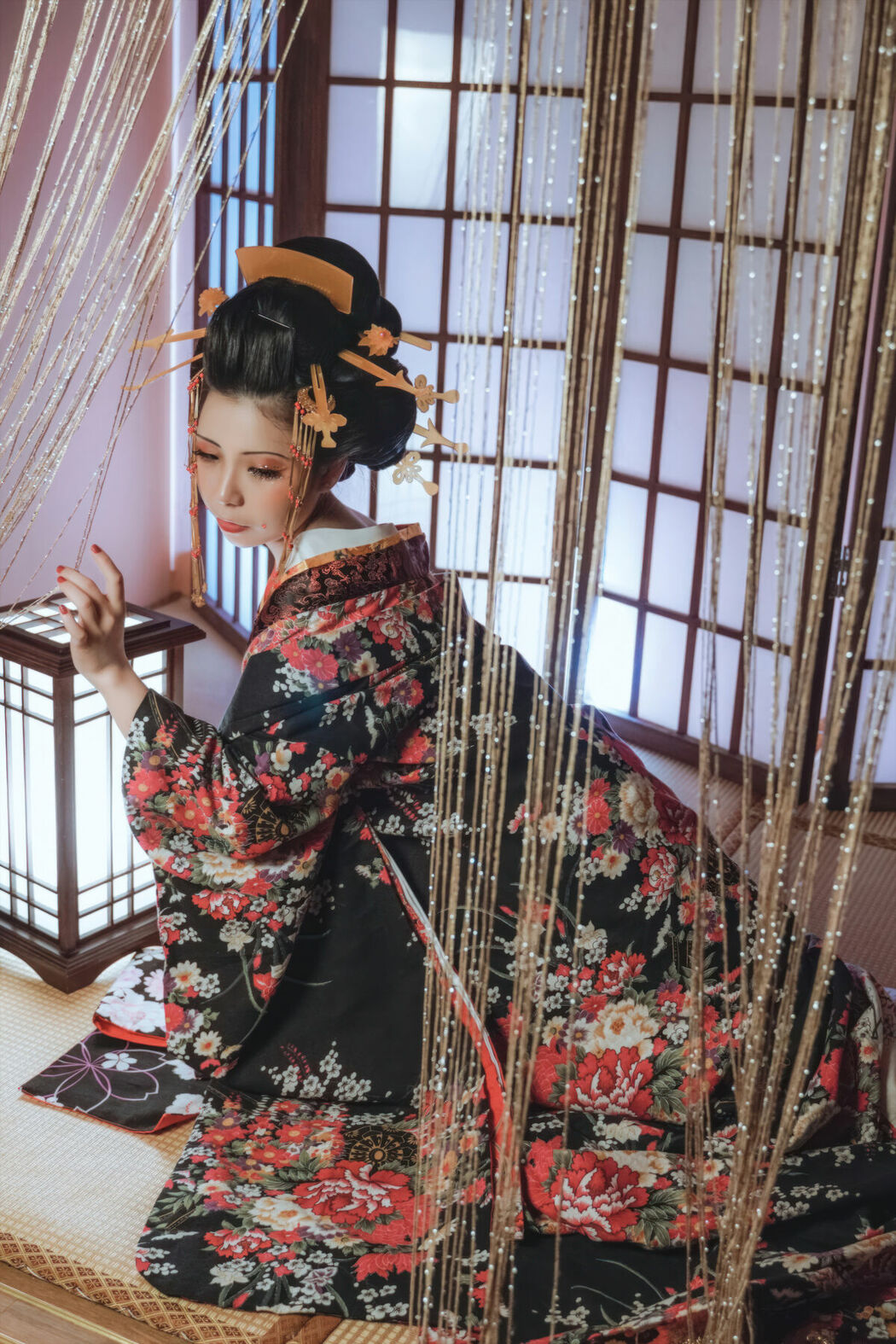 Coser@无颜小天使wy – 花魁 (16P)