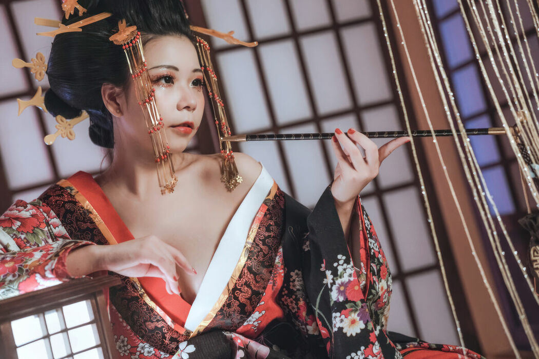 Coser@无颜小天使wy – 花魁 (16P)