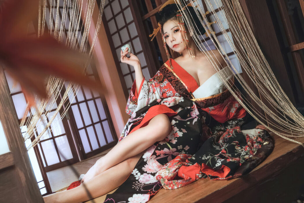 Coser@无颜小天使wy – 花魁 (16P)