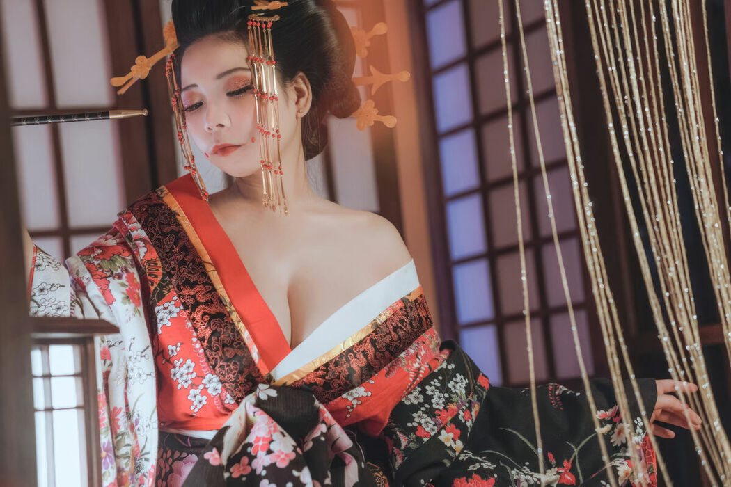 Coser@无颜小天使wy – 花魁 (16P)