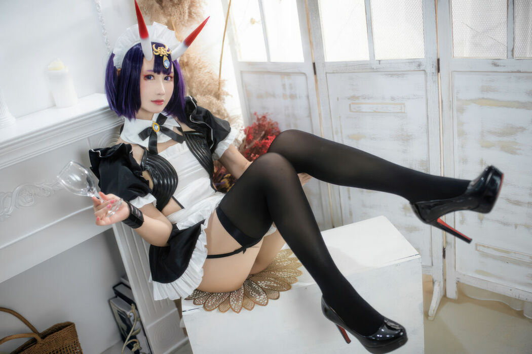 Coser@羽生三未 – FGO-酒吞童子女仆 (21P)