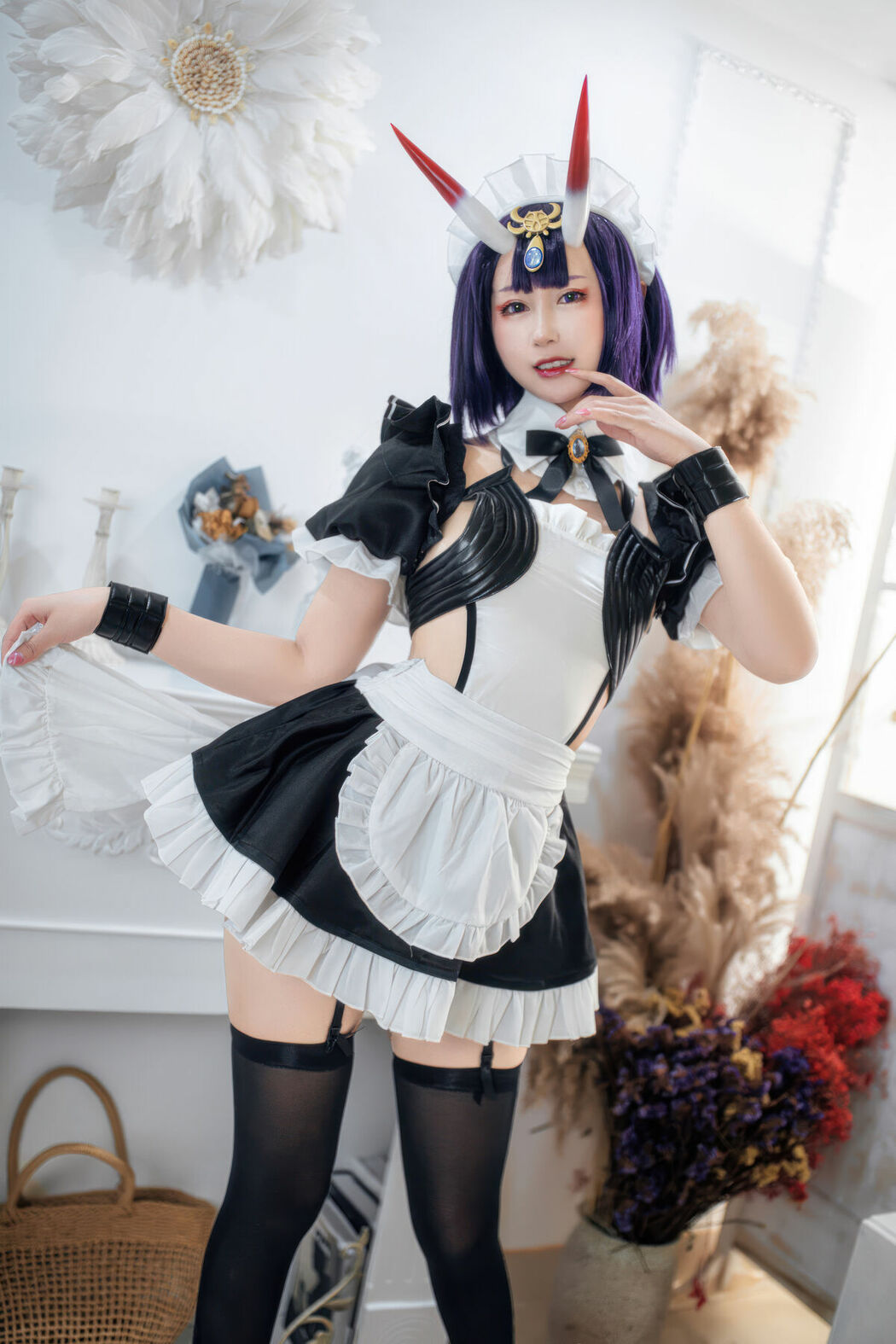 Coser@羽生三未 – FGO-酒吞童子女仆 (21P)