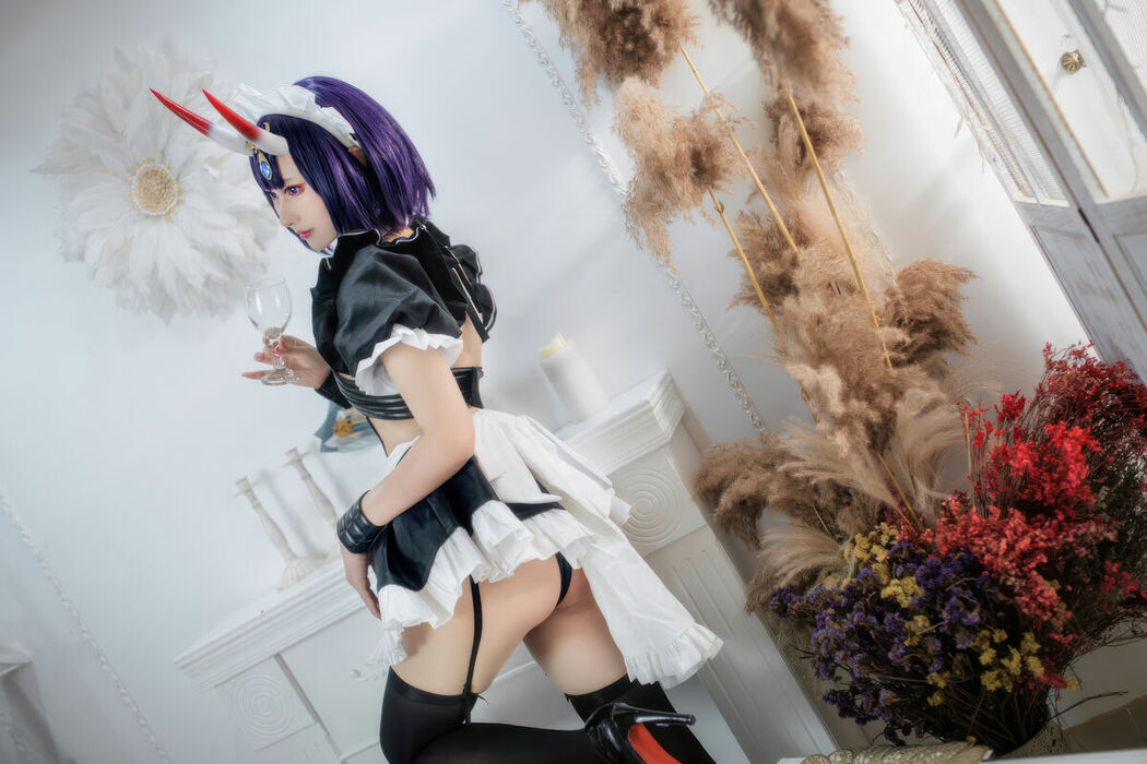 Coser@羽生三未 – FGO-酒吞童子女仆 (21P)