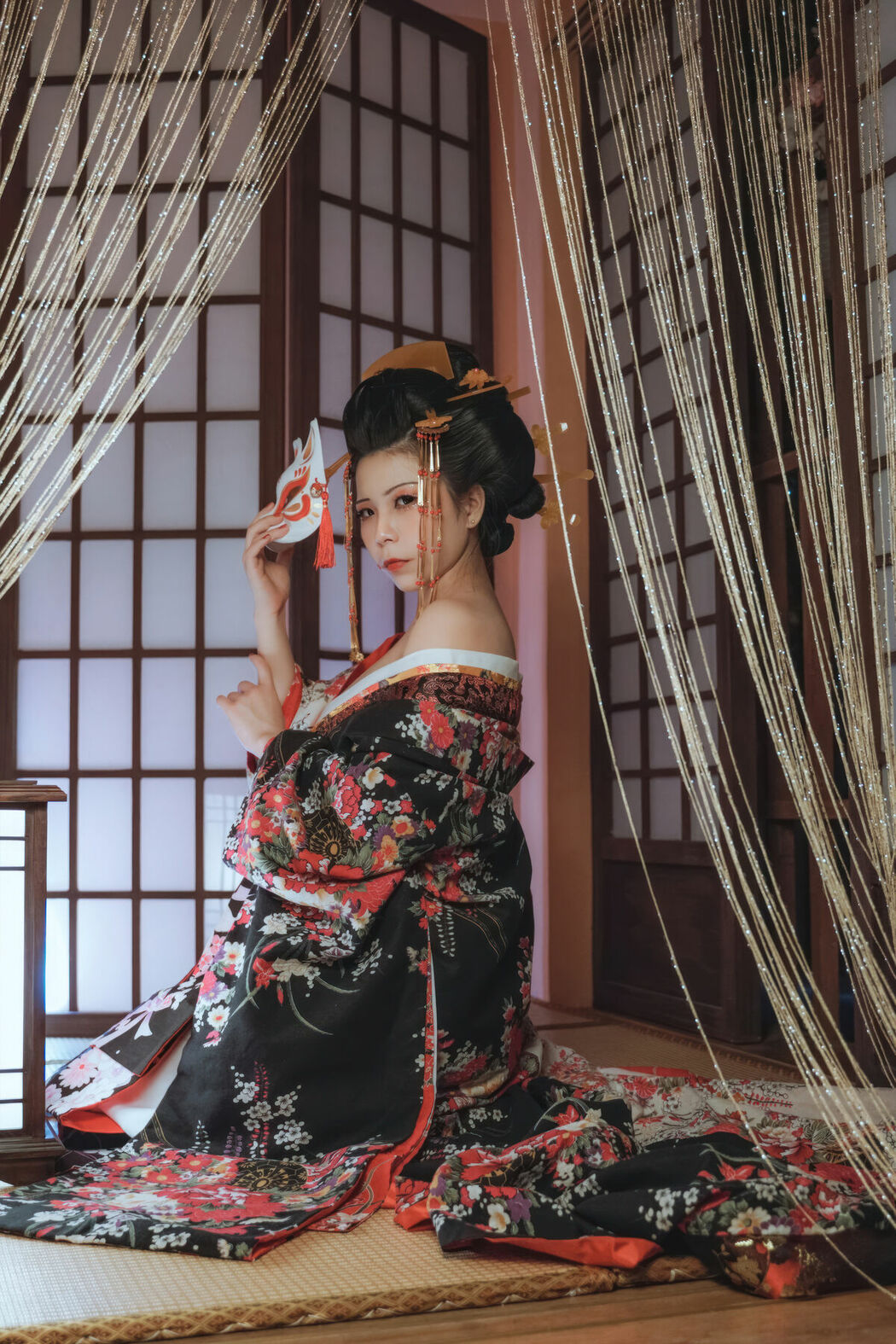 Coser@无颜小天使wy – 花魁 (16P)