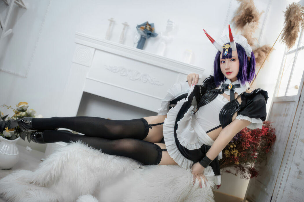 Coser@羽生三未 – FGO-酒吞童子女仆 (21P)