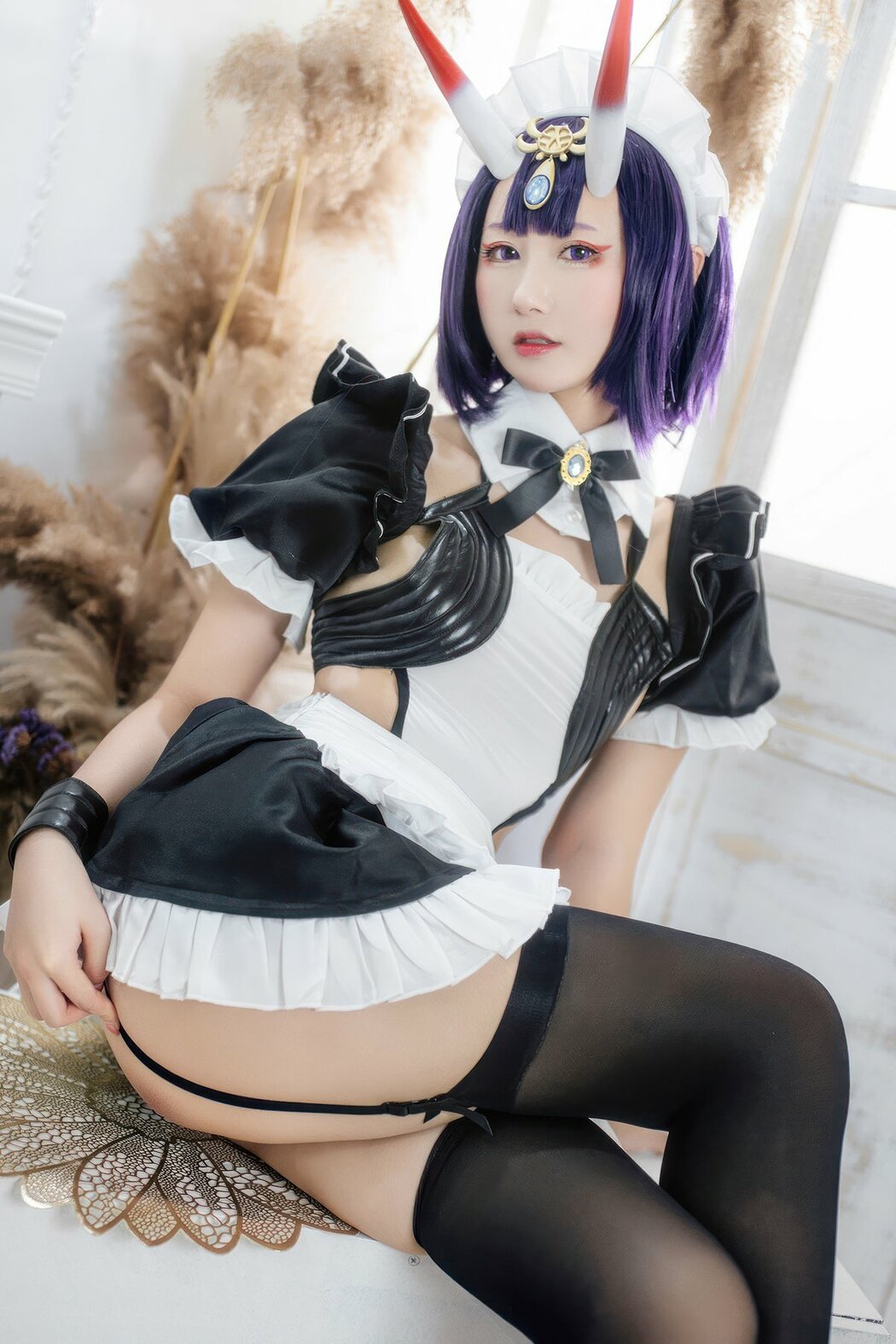 Coser@羽生三未 – FGO-酒吞童子女仆 (21P) Cover Photo
