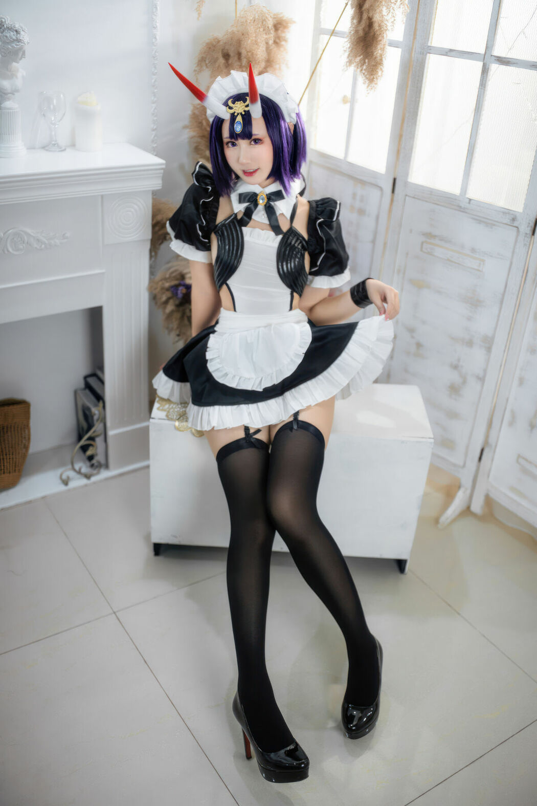 Coser@羽生三未 – FGO-酒吞童子女仆 (21P)